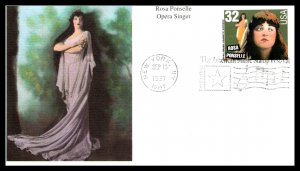 #3154-57 Opera Singers American Music Series -  Set Mystic  FDCS 4 Covers EV20