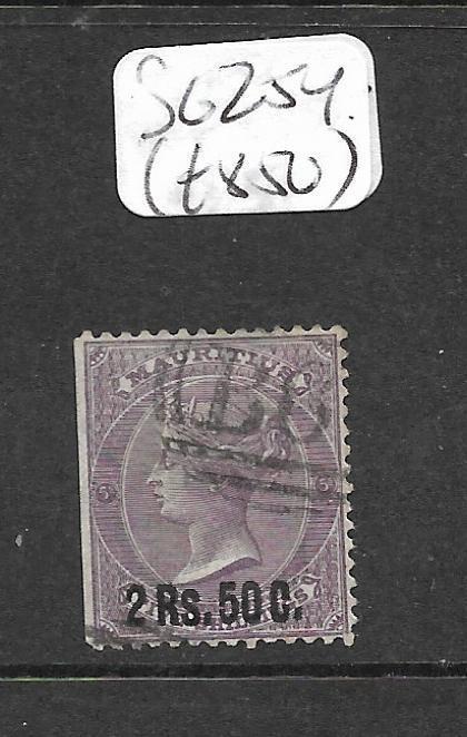 SEYCHELLES (PP0602B) MAURITIUS USED IN 2R 50C SURCH  B64 SG Z54 ST EDGE    VFU  