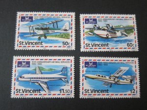 St Vincent 1982 Sc 643-46 set MNH