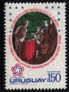 1976 Uruguay signing of US Declaration of Independence #943 ** MNH