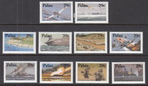 Palau 299a-299j Singles MNH VF