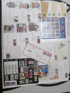 VALUE OVER $90.00  FDC, Stamps MNH & USED, Letters, BLOCKS, Postcards, MONSTERS