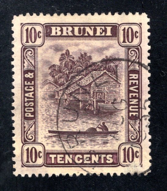 Brunei, Scott 54   VF,  Used,  CV $32.50  ....0980030
