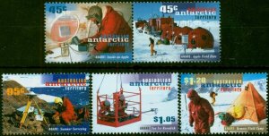 A.A.T 1997 Research Set of 5 SG117-121 V.F MNH