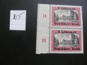 Germany DANZIG 1939 MNH DANZIG HIGH VALUE PAIR XF 140  (115)