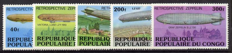 Congo PR 408-12 MNH Zeppelin, Architecture