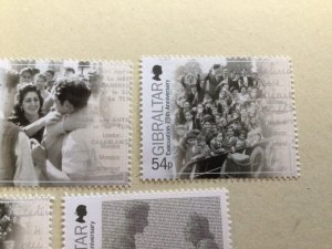 Gibraltar 2014 75 th Evacuation Anniversar mint never hinged  stamps  set A14060