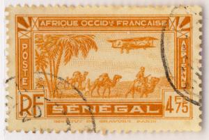 SENEGAL - 1935 - YV.PA8/MI.158 4fr75 Orange - VF Used