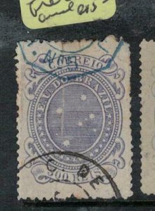 Brazil SC 104 French Boat Cancel VFU (4exx) 