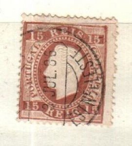 Portugal Scott 38b Used (perf 12-1/2, enamel surface)  [TK63]