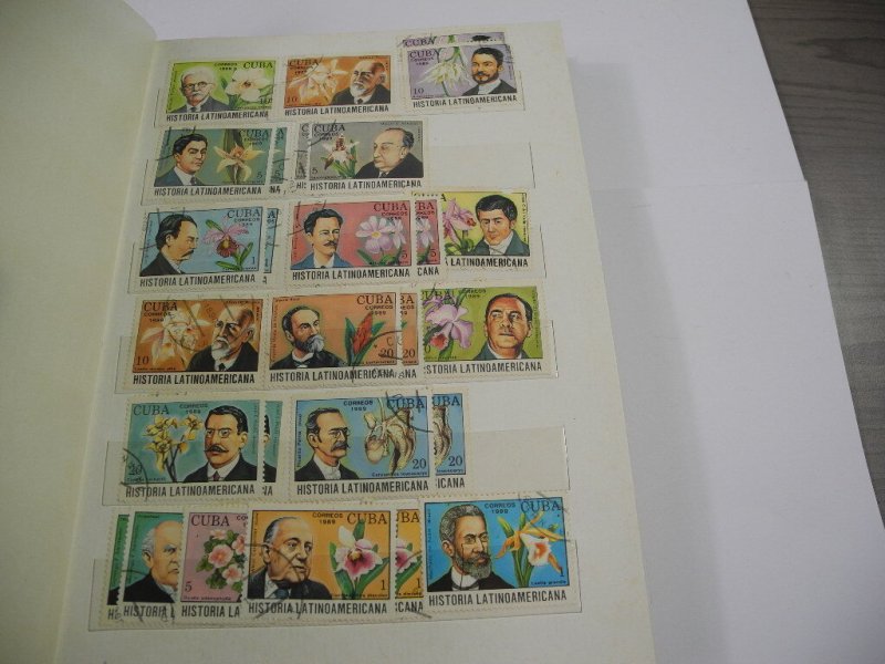 CUBA, accumulation of Stamps in a stock book