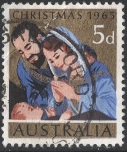 Australia SC#393 5d Christmas (1965) Used