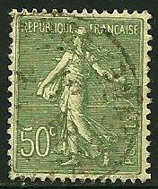 France # 145, Used. CV $ 1.25