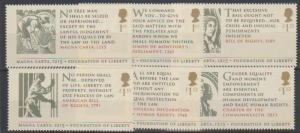 2015 Magna Carta;MNH set