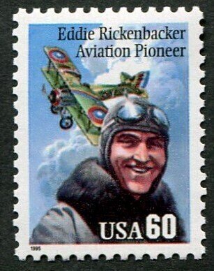 2998 60c Eddie Rickenbacker Mint NH VF