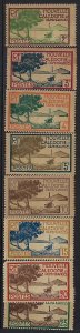 New Calenonia & Dependances 137-143 MNH TONING P993