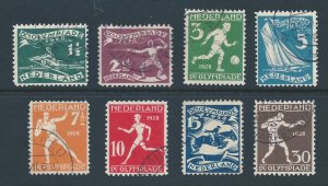 Netherlands #B25-32 Used 1928 Olympics Games