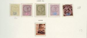 ? JAMAICA Scott #24-27 most MH, MNH, used Cat$105 British Commonwealth