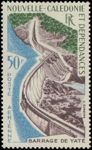 New Caledonia  #C28, Complete Set, 1959, Dams, Hinged