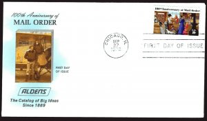 1468 8c Mail Order FDC FIRST Aldens cachet Sept. 27, 1972