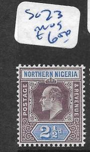 NORTHERN NIGERIA (P1309B) KE 2 1/2D  SG23   MOG