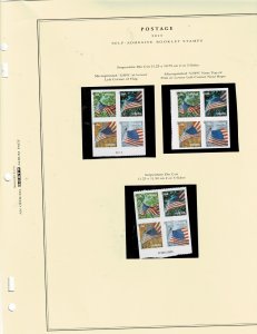 Flag for All Seasons Forever US Postage Blocks of 4 #4778-85 & 4796-99 VF MNH