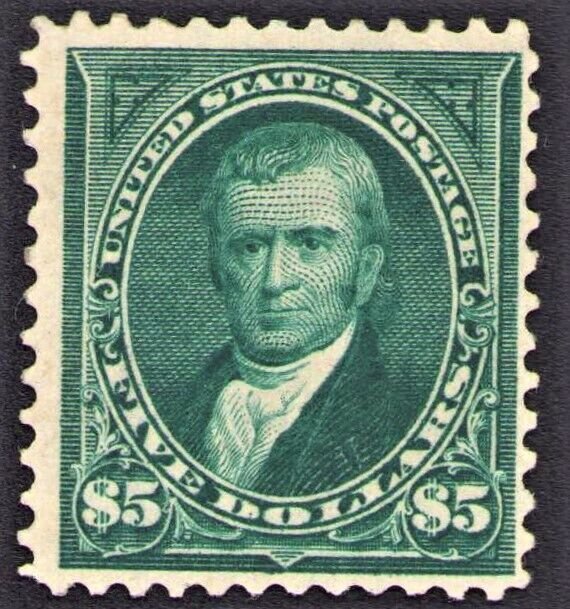 US SC #278 PSE Cert Original Gum Hinged, Small Thin Upper Left Corner 