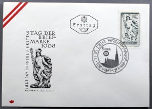 Austria #B324 First Day Cover Semi-Postal Stamp Day