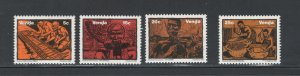 South Africa - Venda 1981 Musical Instruments Scott # 52 - 55 MNH