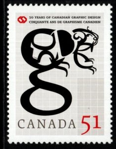 CANADA SG2414 2006 150TH ANNIVERSARY OF THE SOCIETY OF GRAPHIC DESIGNERS MNH