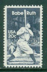 2046 20c Babe Ruth MNH Sht/50 LR 3 Sht2832