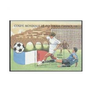 Cambodia 1590-1595,1596,MNH.Michel 1673-78,Bl.225. World Soccer Cup France-1998.