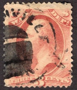 1879, US 3c, George Washington, Used, Sc O116