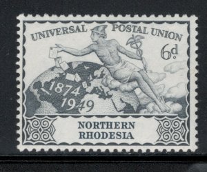 Northern Rhodesia 1949 UPU Omnibus Issue 6p Scott # 52 MH