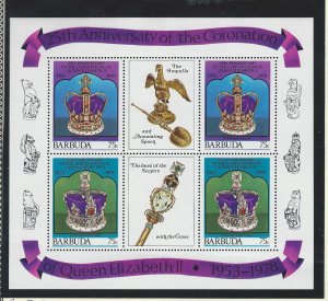 Barbuda souvenir sheets  mnh  SC  345-348