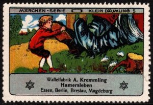 Vintage Germany Poster Stamp Little Thumb Collection Number 5