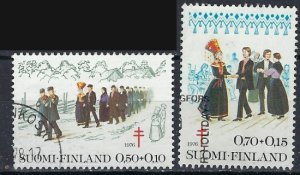 Finland B207-08 Used 1976 issues (an9523)