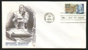 #1690 Benjamin Franklin Marg FDC