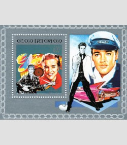 Congo 1992 Elvis Presley s/s Perforated mnh.vf