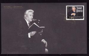 Canada Sc#2769-stamp on FDC-2014-Music-Tommy Hunter- Canadian Country Artists-