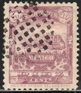 MEXICO 248 10cents MULITA WMK CORREOSEUM USED (152)