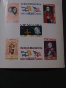 ​NICARAGUA-1959-SC#C430-6-POPE JOHN XXIII & CARDINAL SPELLMAN VISIT TO MANAGUA