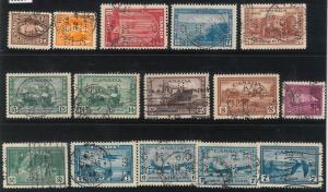 56297 - CANADA -  POSTAL HISTORY: SMALL LOT of STAMPS with PERFIN : O.H. M.S.