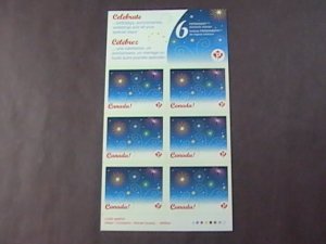 CANADA # 2259a--MINT NEVER/HINGED--COMPLETE BOOKLET PANE OF 6--2008