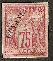 French Guiana 16 Cer 27 MNG VF 1892 SCV $180.00