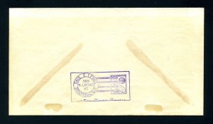 # 776 First Day Cover with LinPrint cachet from Gonzales, Texas - 3-2-1936