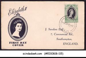 FIJI - 1953 QE CORONATION FDC