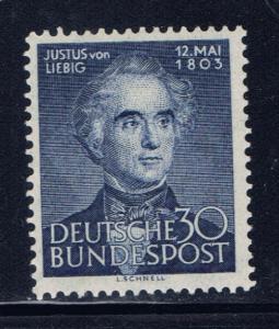 Germany 695 Hinged 1953 issue 