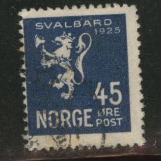 Norway Scott 114 Svalbard stamp 1925 CV$7.50