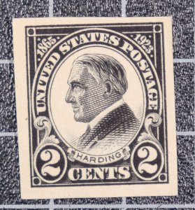 Scott 611 - 2 Cents Harding - OG MH - Nice Stamp - SCV - $4.50